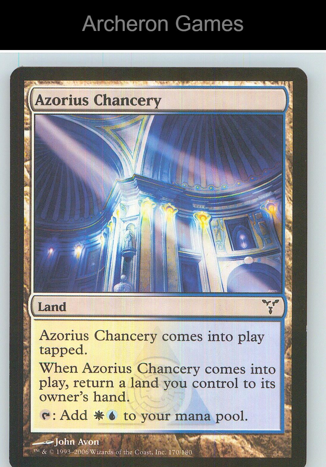 Azorius Chancery DIS 170 C MTG Card NM/EX+