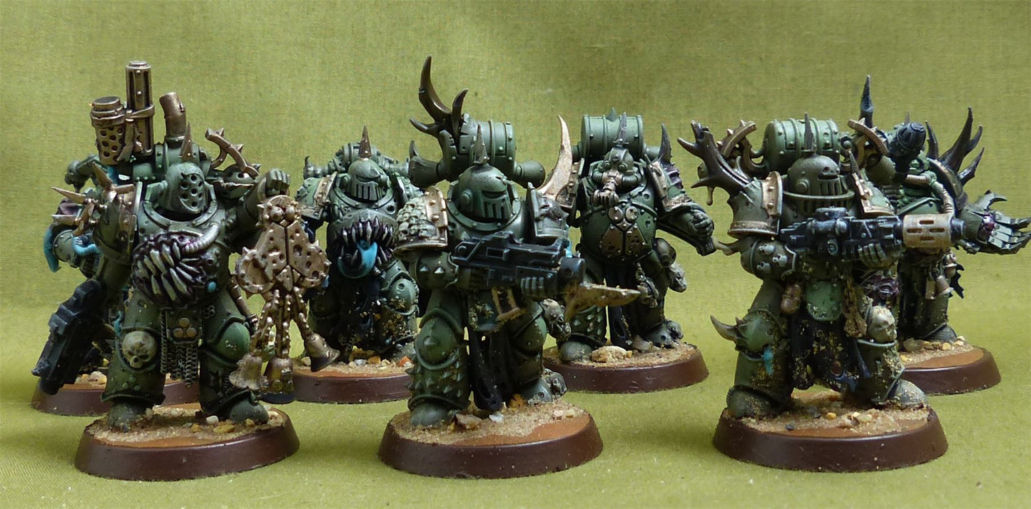 plague Marines Painted - Death Guard - Warhammer 40K #3V5