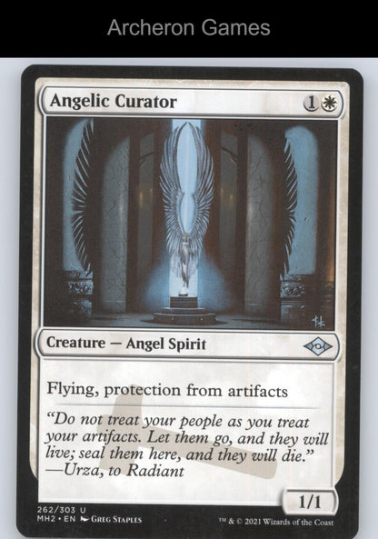 Angelic Curator 262 UC MTG Card Modern Horizons 2