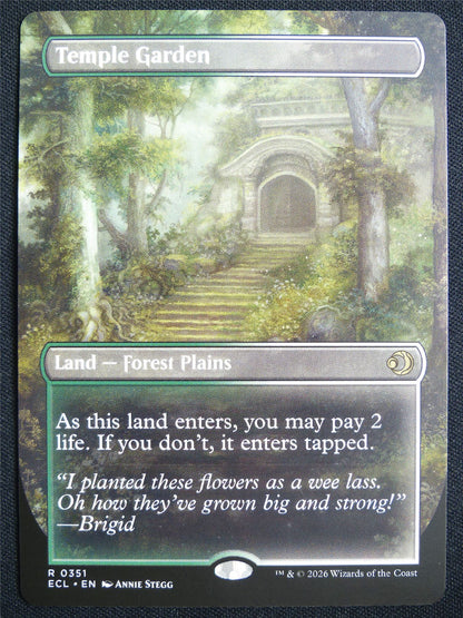 Temple Garden Borderless - ECL - Mtg Card #1YI