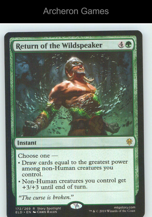 Return of the Wildspeaker ELD 172 R MTG Card NM/EX+