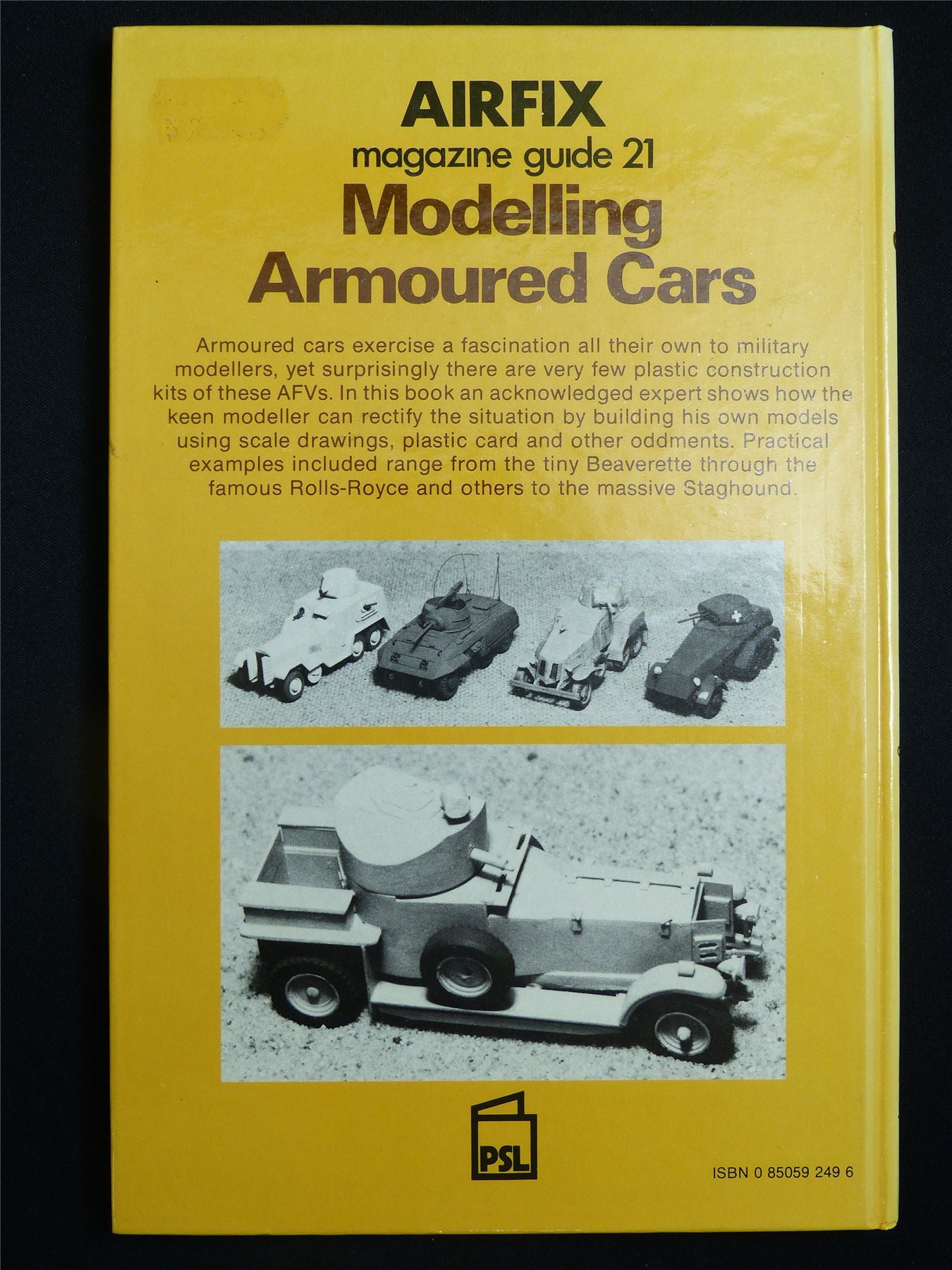 Modelling Armoured Cars Guide 21 - Airfix Book Hardback #2WB