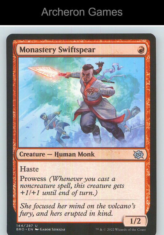 Monastery Swiftspear BRO 144 UC MTG Card NM/EX+
