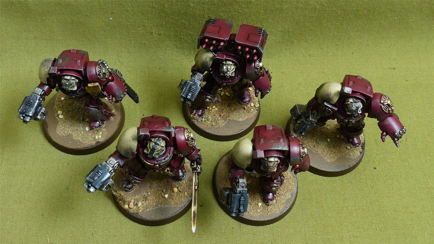 Terminator Squad painted - Space Marines - Warhammer 40K #1BB