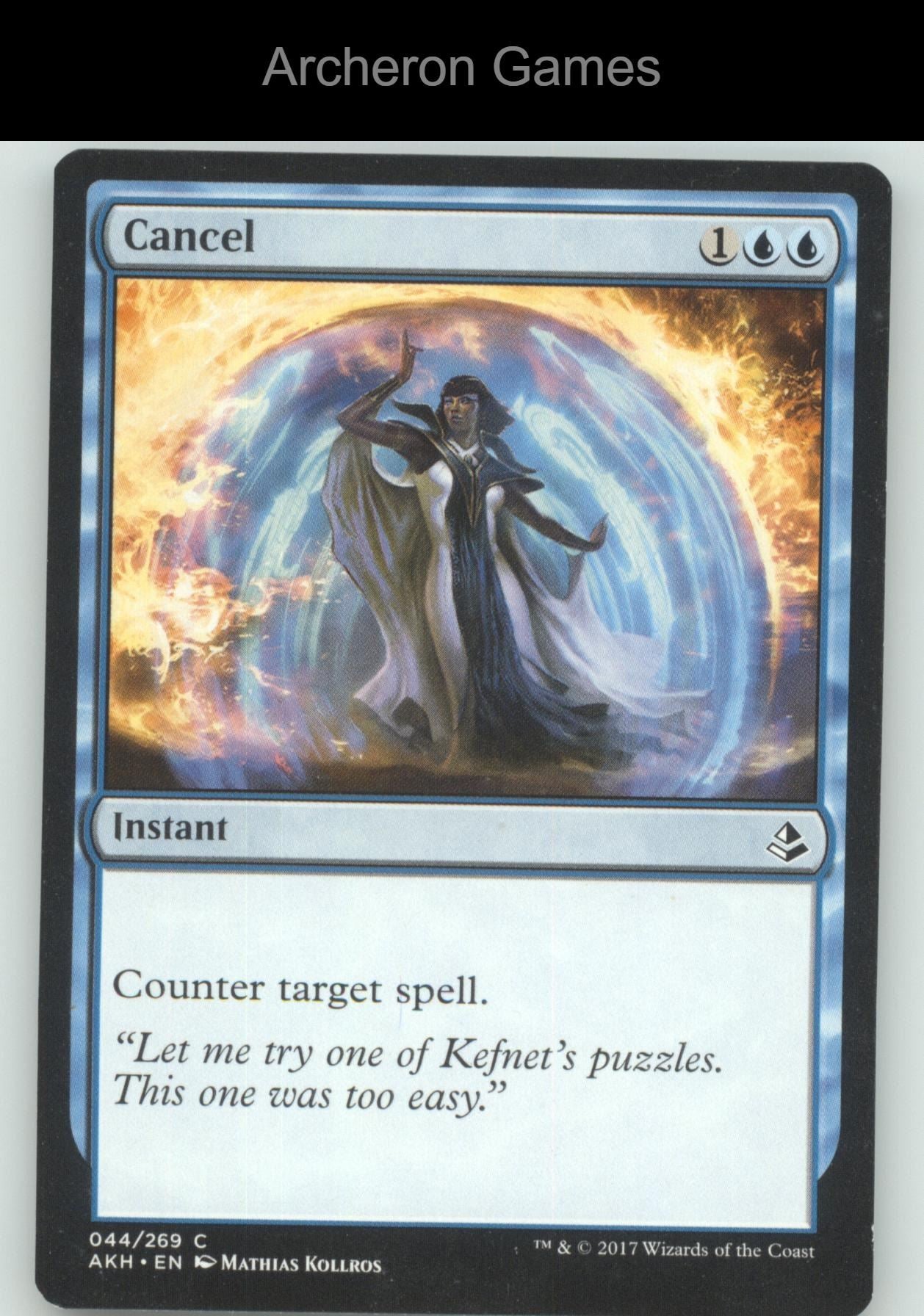 Cancel 44 C MTG Card Amonkhet
