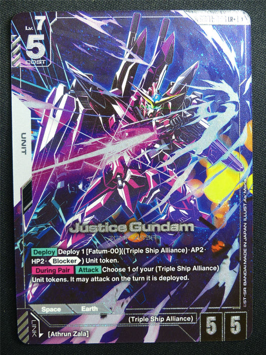 Justice Gundam GD01-066 LR+ Foil - Gundam Card #99