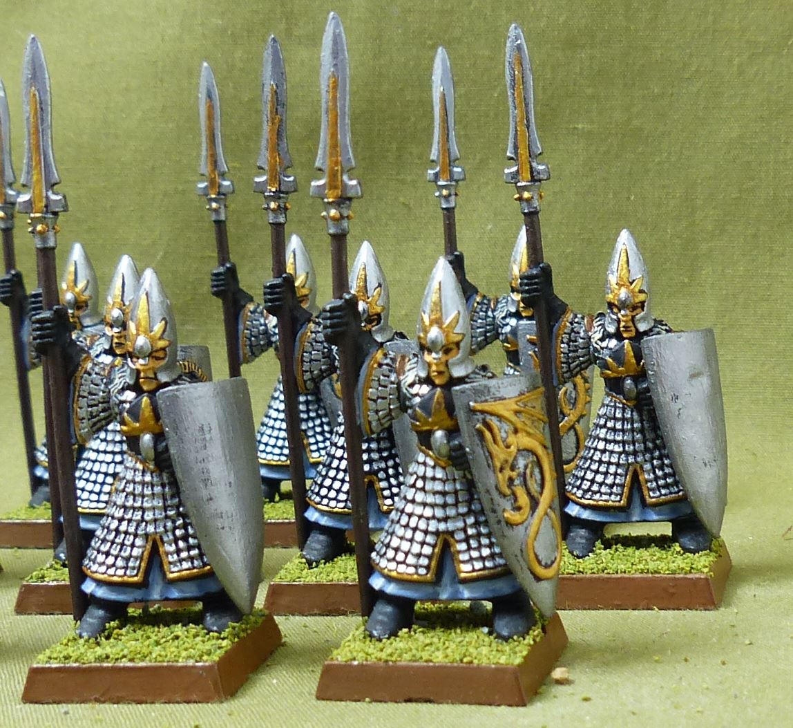 Classic Spearmen painted - High Elves - Warhamer Fantasy #4WQ