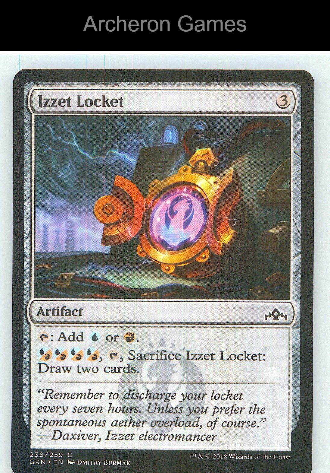 Izzet Locket GRN 238 C MTG Card NM/EX+