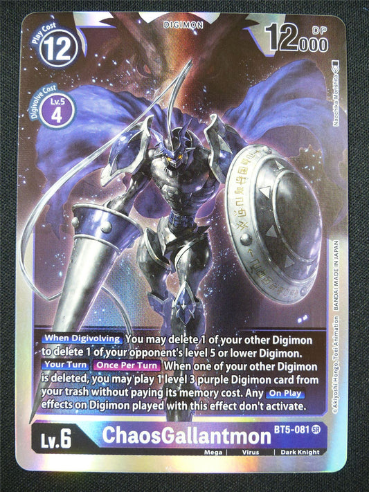 ChaosGallantmon BT5-081 SR - Digimon Card #C3