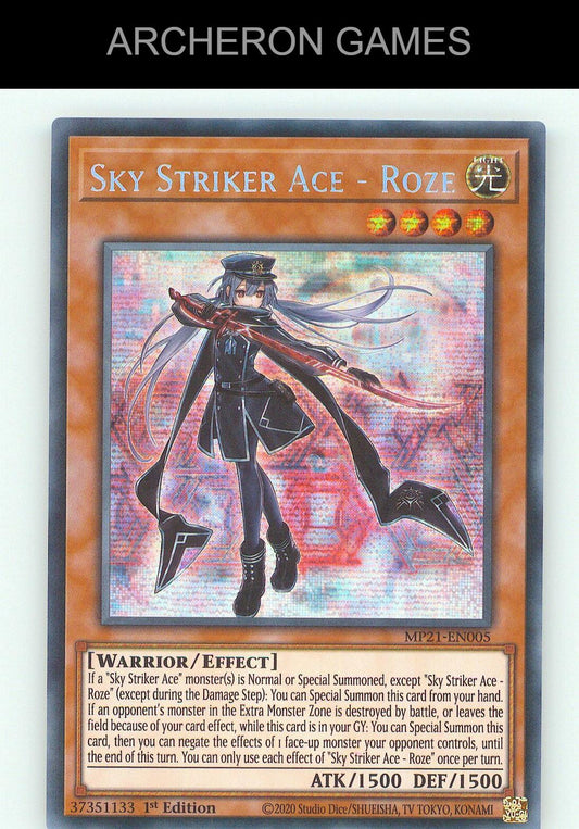 Sky Striker Ace - Roze SEC YUGIOH Card