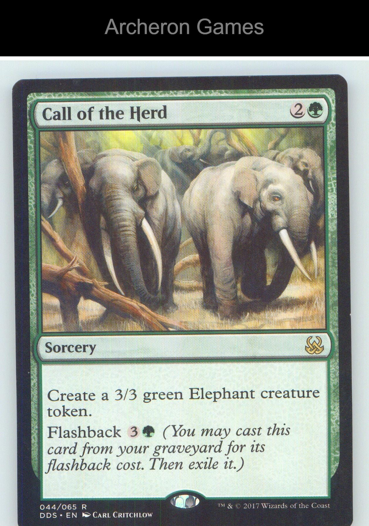 Call of the Herd DDS 44 R MTG Card NM/EX+