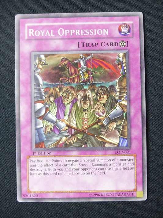Royal Oppression LOD Rare - 1st ed Yugioh Card #1SV