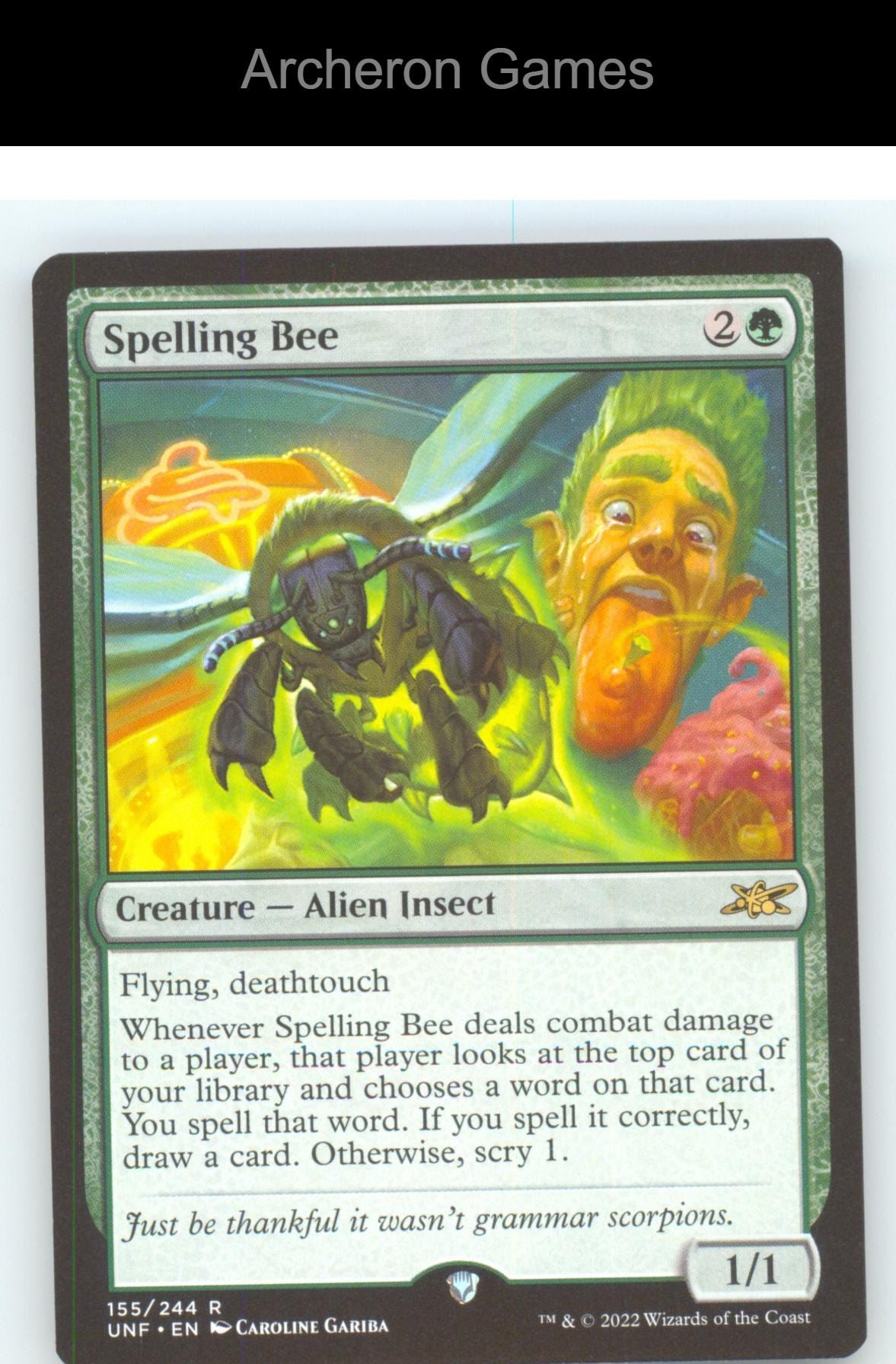 Spelling Bee UNF 155 R MTG Card NM/EX+