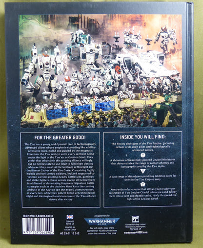 Tau Empire Codex - Warhammer Hardback #49M