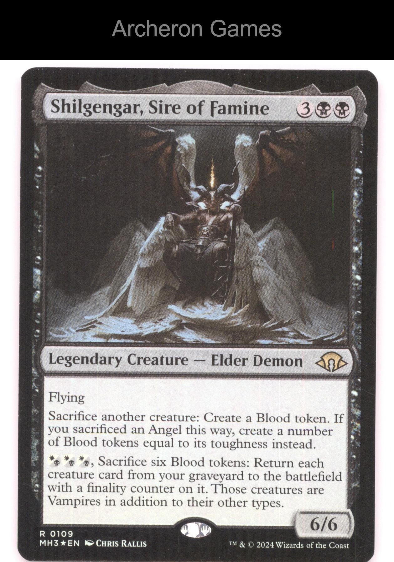 Shilgengar, Sire of Famine 109 R MTG Card Modern Horizons 3