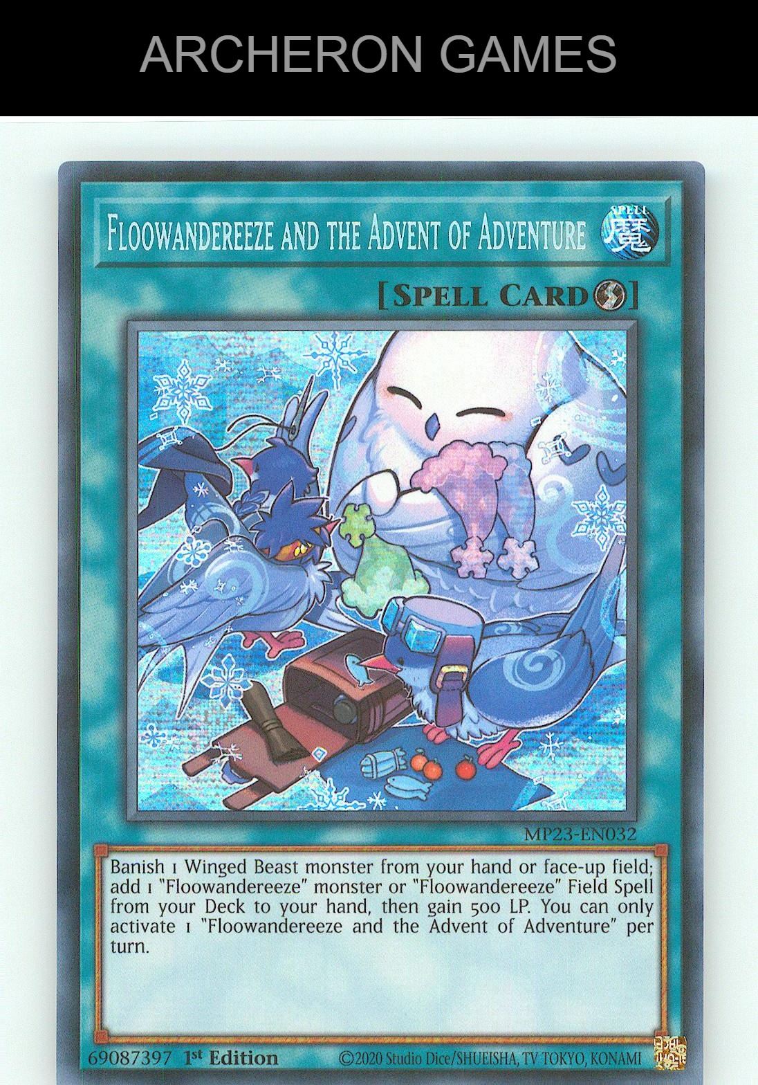 Floowandereeze and the Advent of Adventure YUGIOH Card 1st Edition