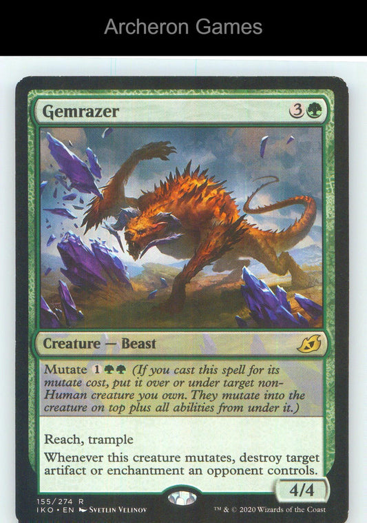 Gemrazer IKO 155 R MTG Card NM/EX+