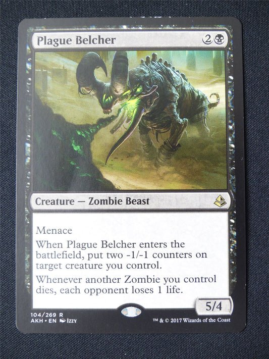 Plague Belcher - AKH - Mtg Card #12W