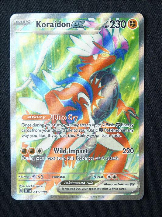 Koraidon EX 231/198 Textured Holo - Pokemon Card #5XQ