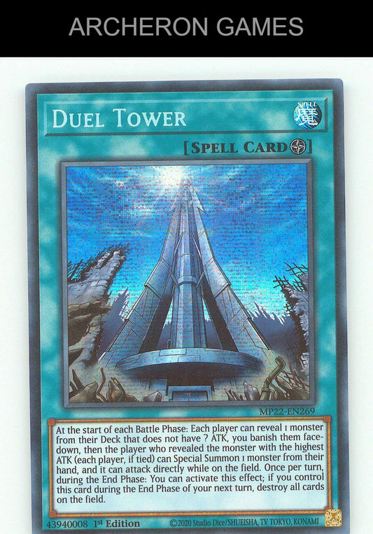 Duel Tower SEC YUGIOH Card