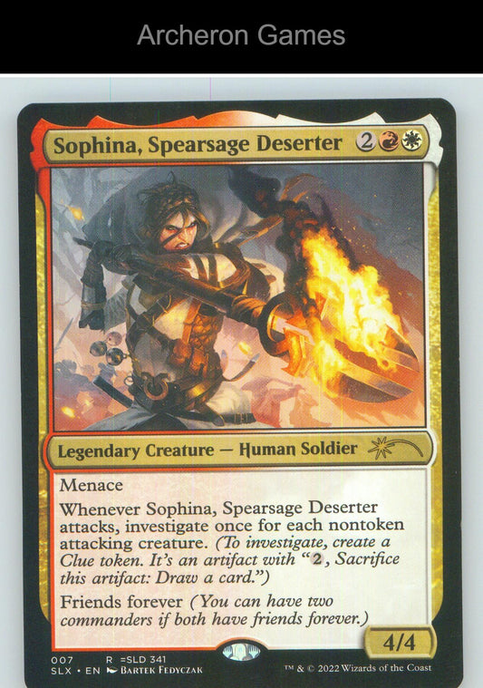 Sophina, Spearsage Deserter 7 R MTG Card NM/EX+