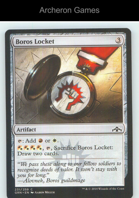 Boros Locket GRN 231 C MTG Card NM/EX+