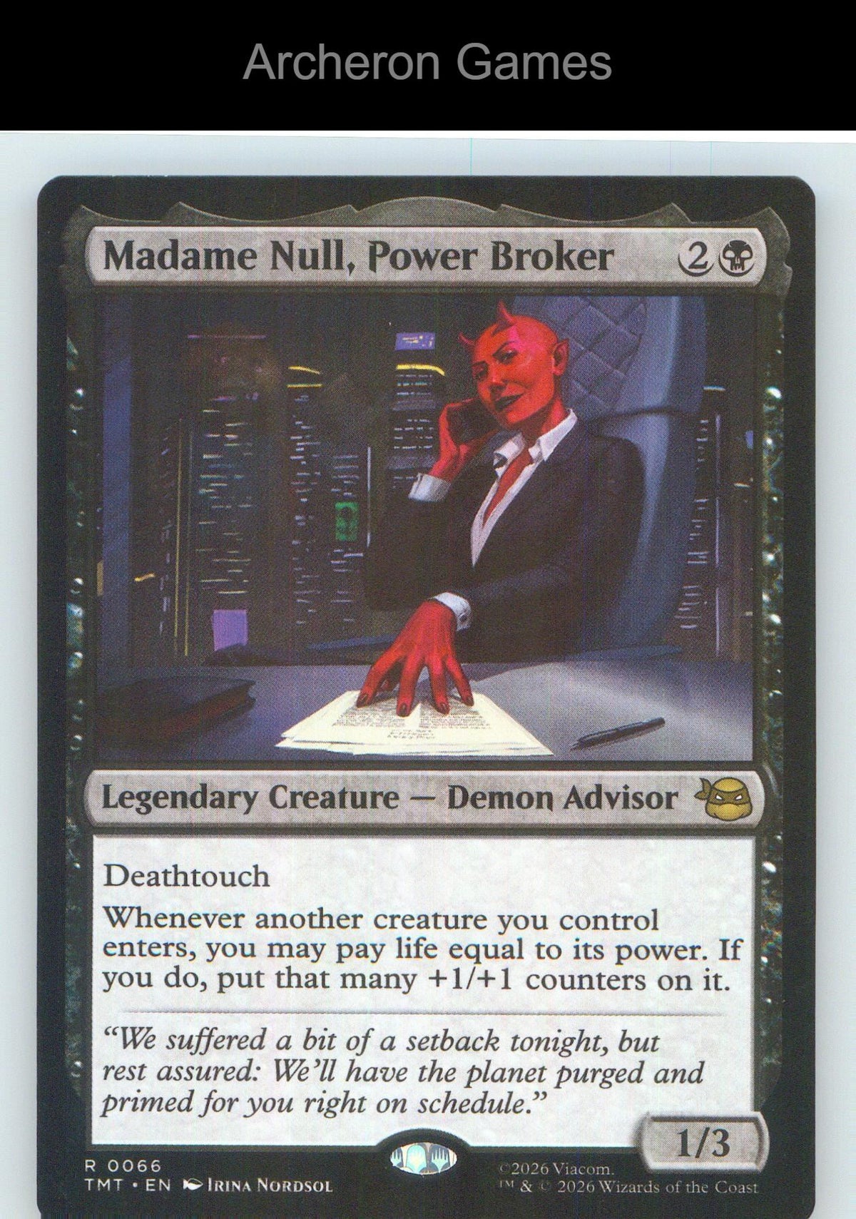 Madame Null, Power Broker TMT 0066 R MTG Card NM/EX+