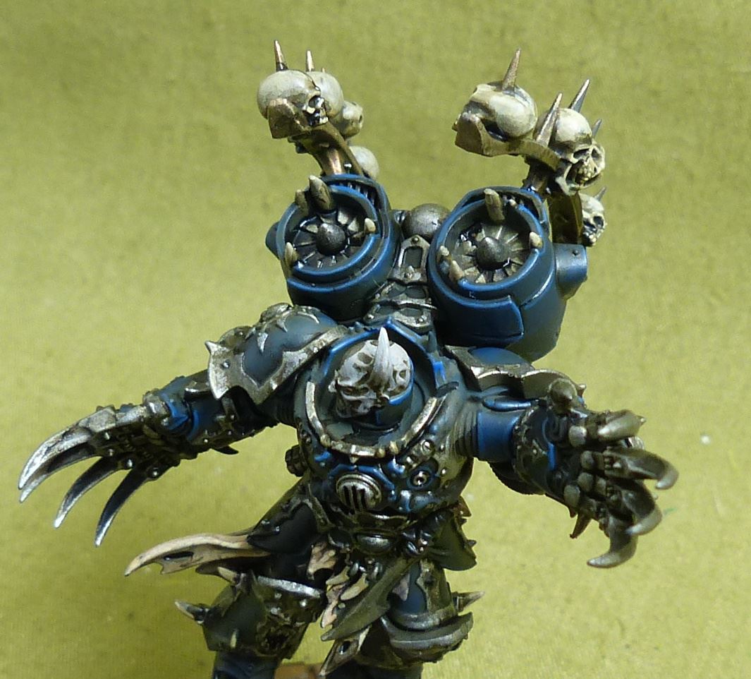 Chaos Lord with Jump Pack painted - Night Lords - Warhammer 40K #2NN