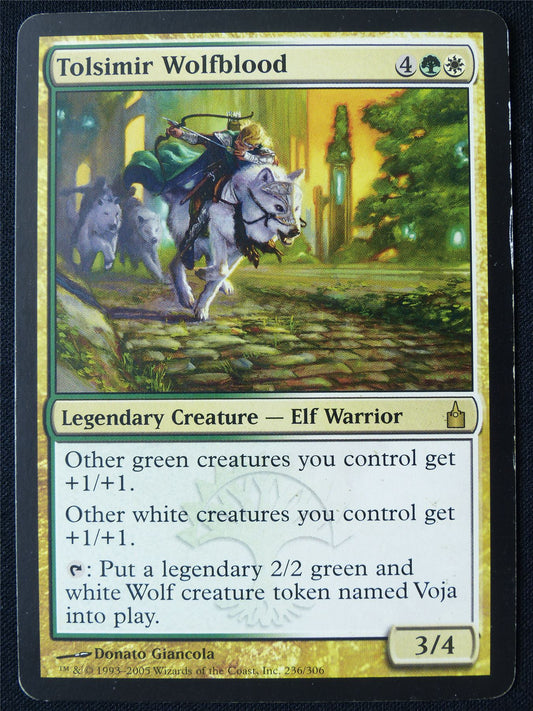 Tolsimir Wolfblood played - RAV - Mtg Card #1LS