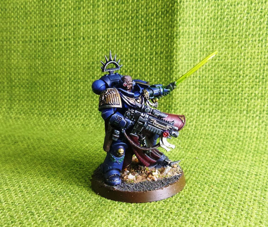 Space Marine Captain - Painted - Warhammer AoS 40k #HP