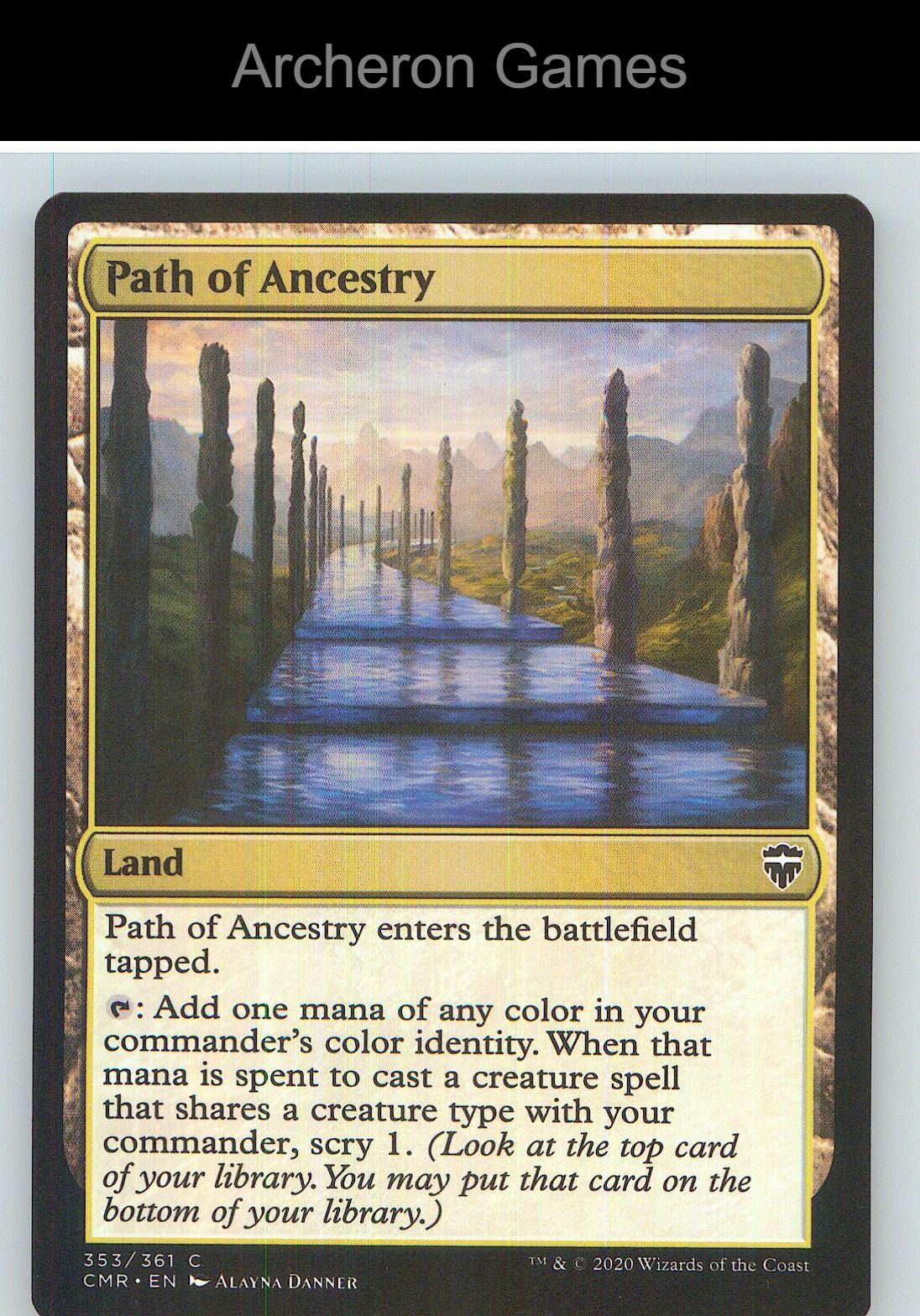 Path of Ancestry CMR 353 C MTG Card NM/EX+