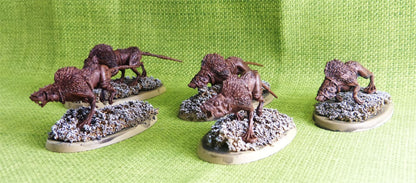 OOP Forge World - Rat Wolves - 5 Models - Warhammer AoS 40k #DY