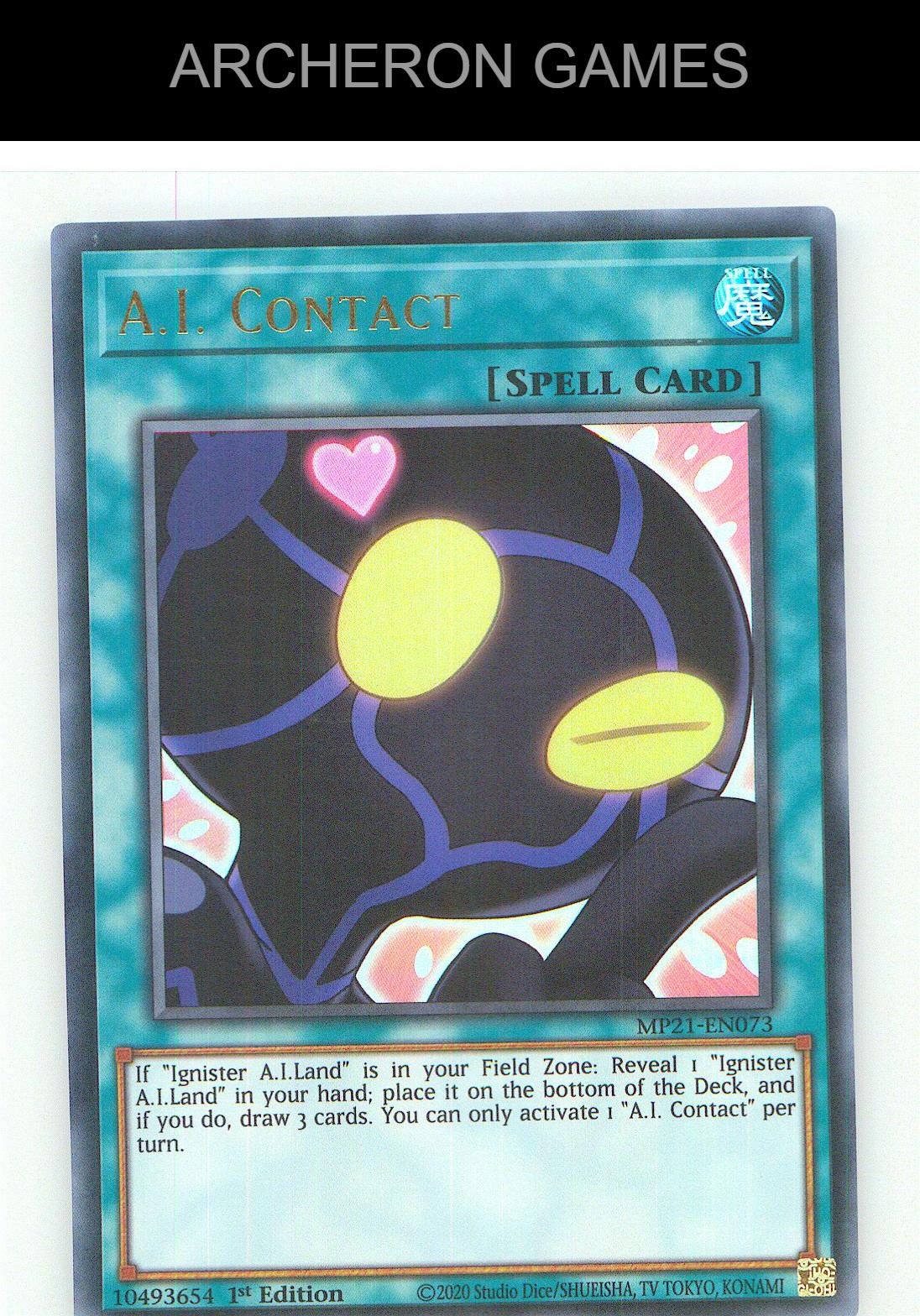 A.I. Contact Ultra Rare YUGIOH Card 1st Edition