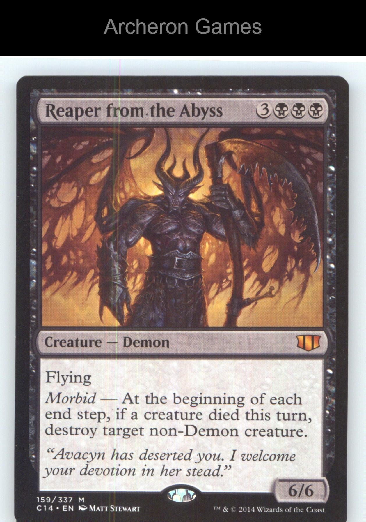 Reaper from the Abyss C14 159 Mythic MTG Card NM/EX+