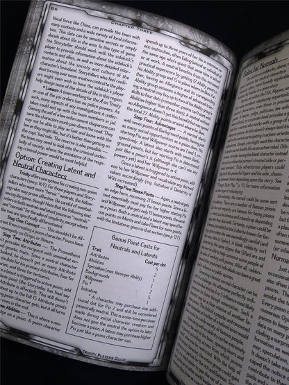 Trinity: Players Guide WW9010 - White Wolf Roleplay Softback #2UT