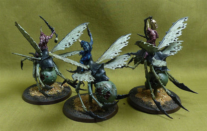 Plague Drones painted - Death Guard - Warhammer AoS #42S