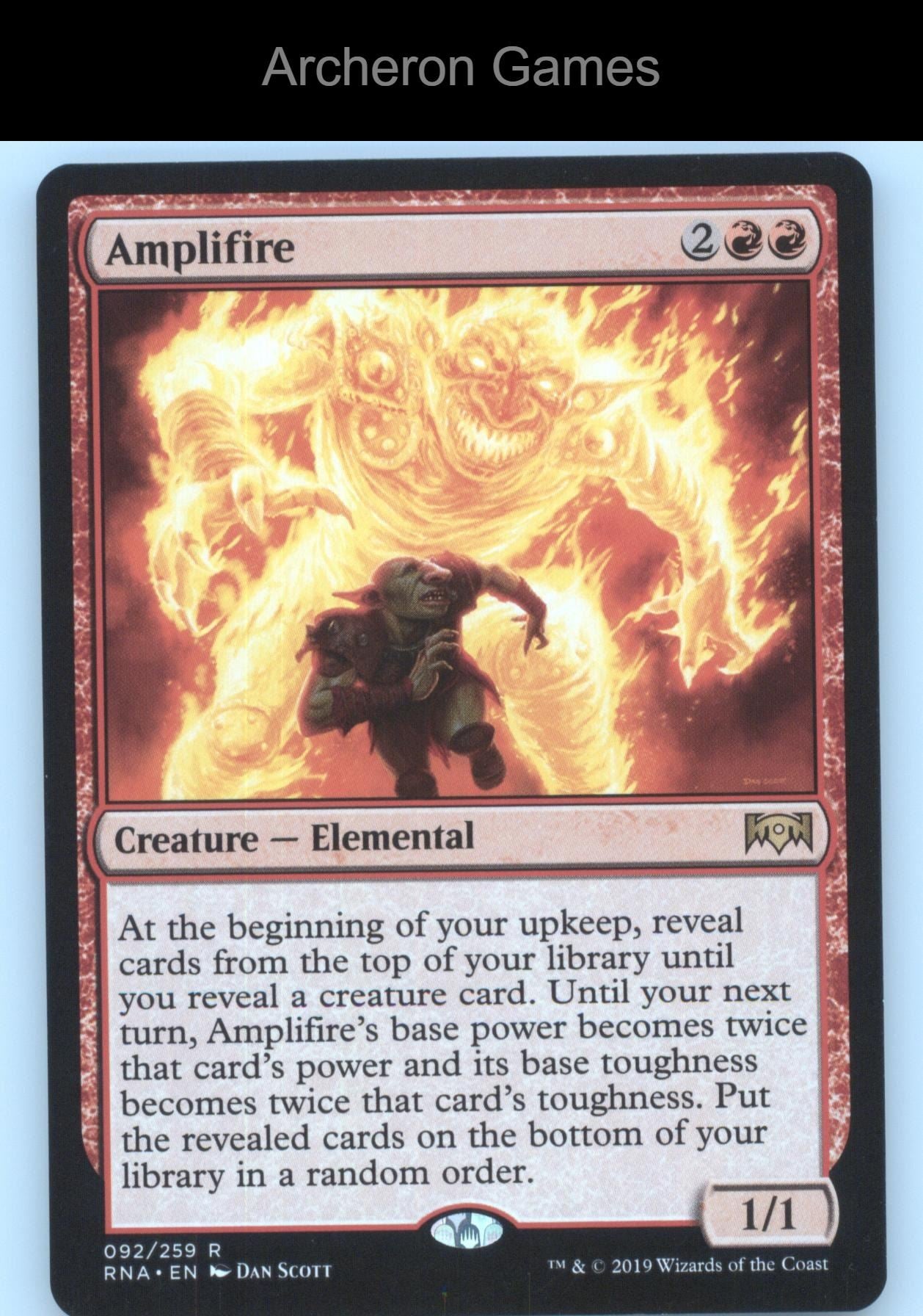 Amplifire 92 R MTG Card Ravnica Allegiance
