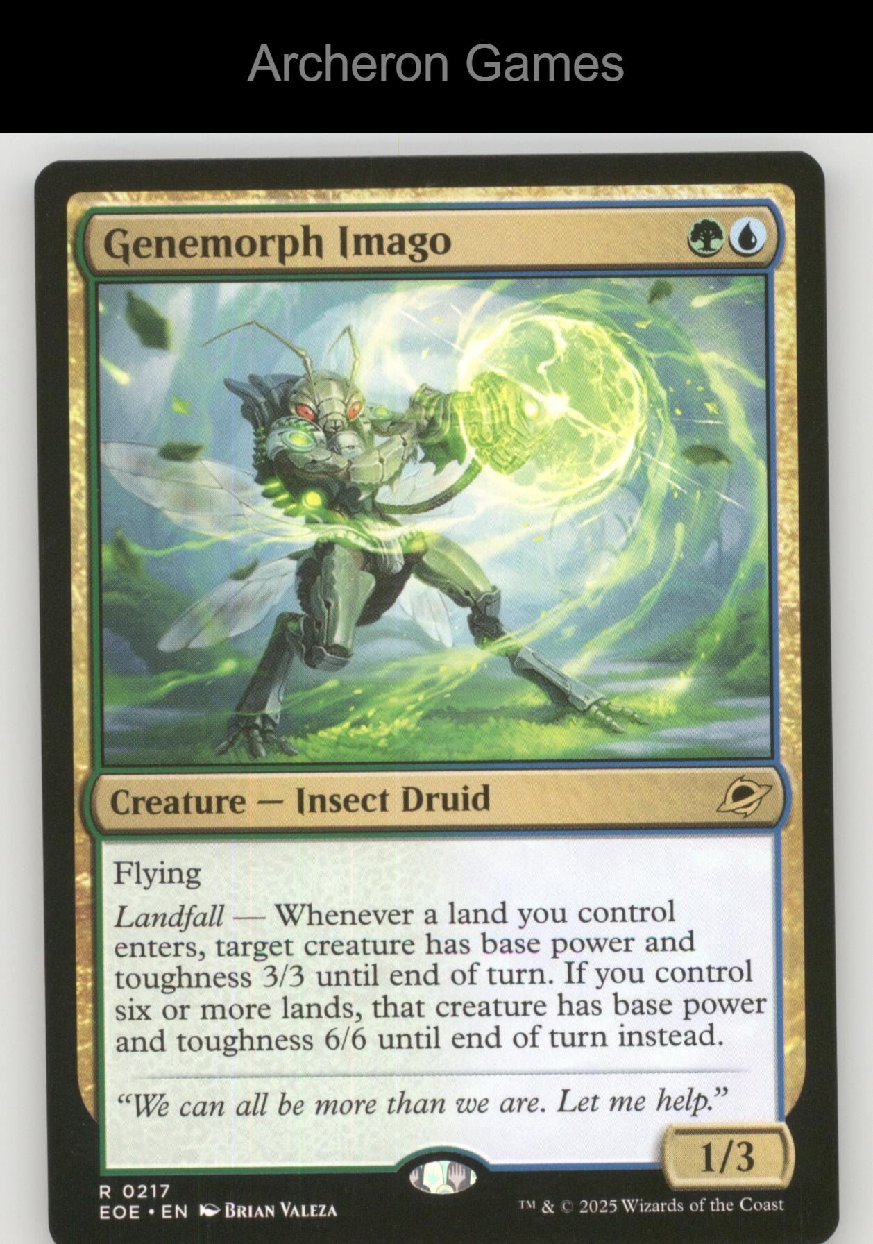 Genemorph Imago 217 R MTG Card Promo Pack: Edge of Eternities
