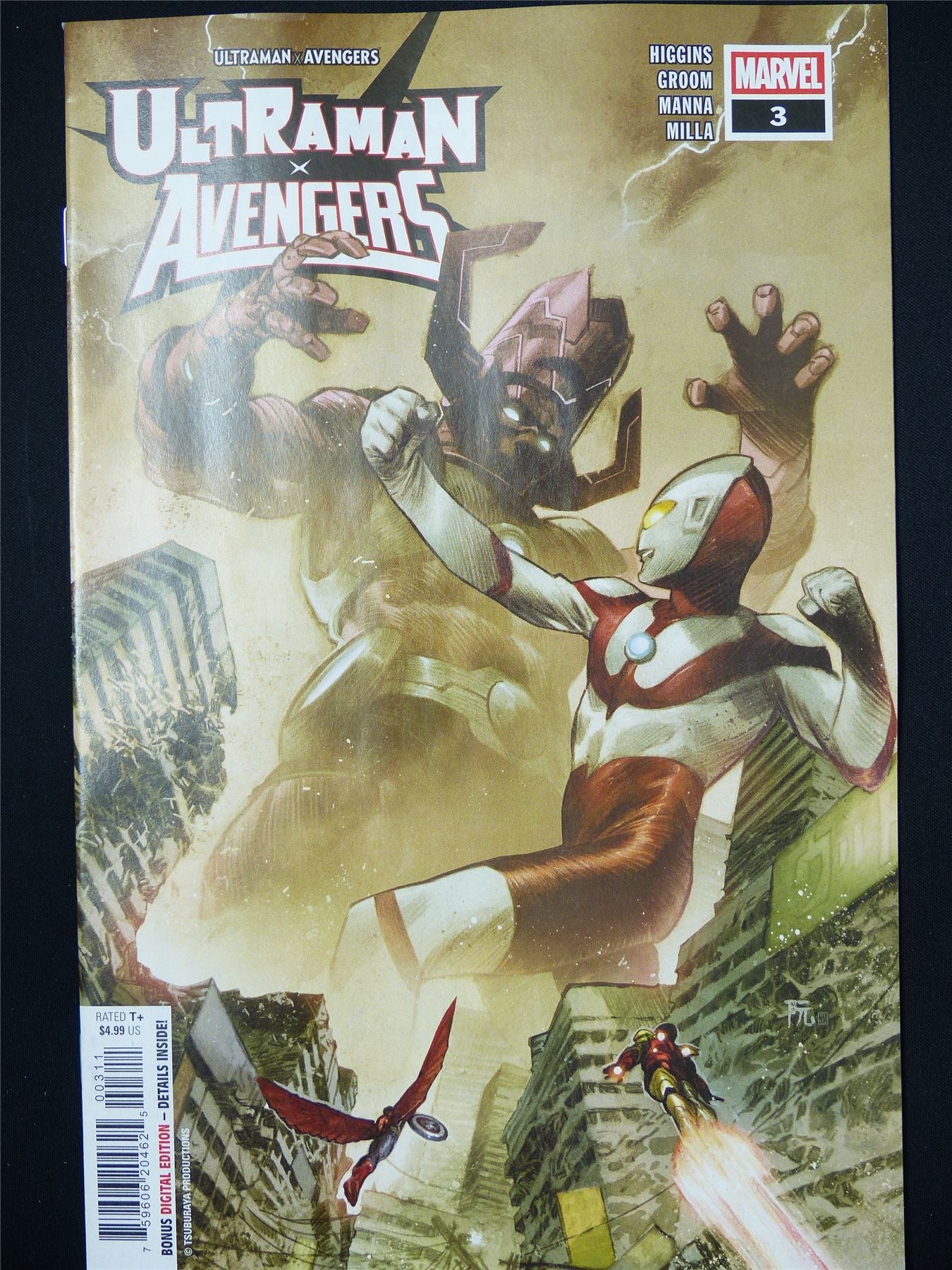 ULTRAMAN x The Avengers #3 - B&B Feb 2025 Marvel Comic #67M