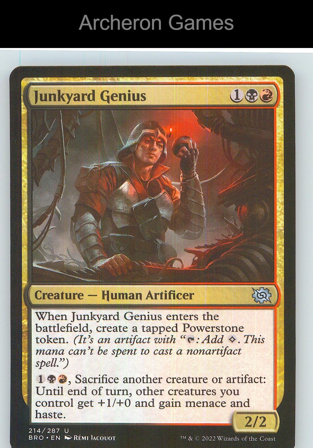 Junkyard Genius BRO 214 UC MTG Card NM/EX+