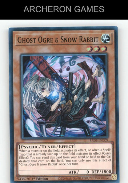 Ghost Ogre & Snow Rabbit (Alternate Art) SR YUGIOH Card