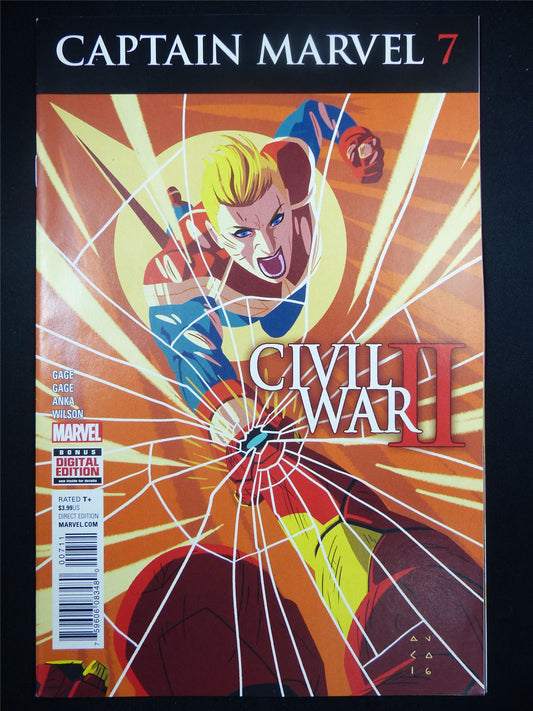 CAPTAIN Marvel #7 - Civil War 2 - Marvel Comic #HD