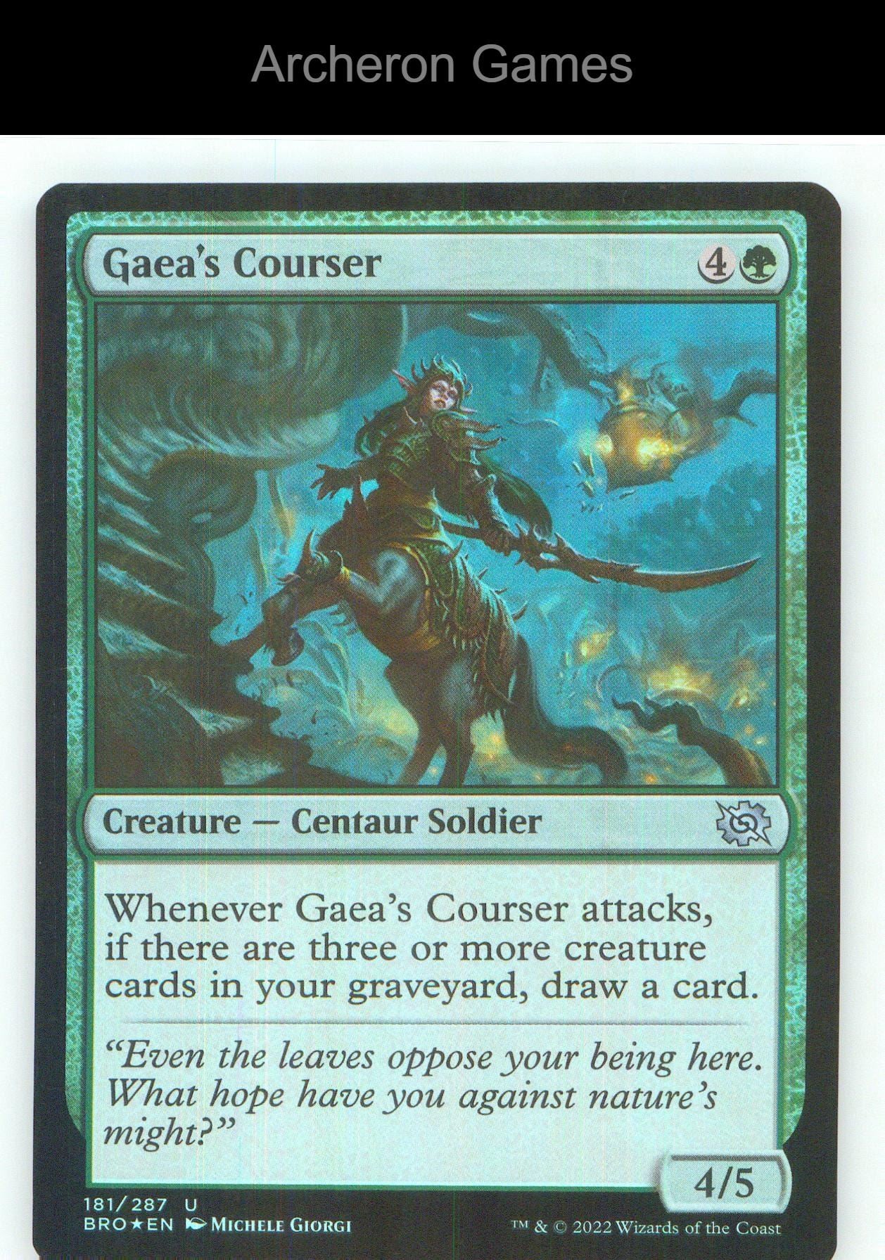 Gaea's Courser BRO 181 UC MTG Card NM/EX+