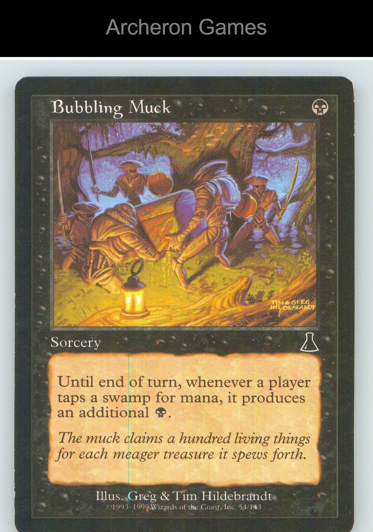 Bubbling Muck PLST 54/143 C MTG Card NM/EX+