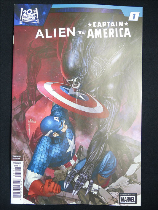 ALIEN vs Captain America #1 Variant - Jan 2026 Marvel Comic #5TJ