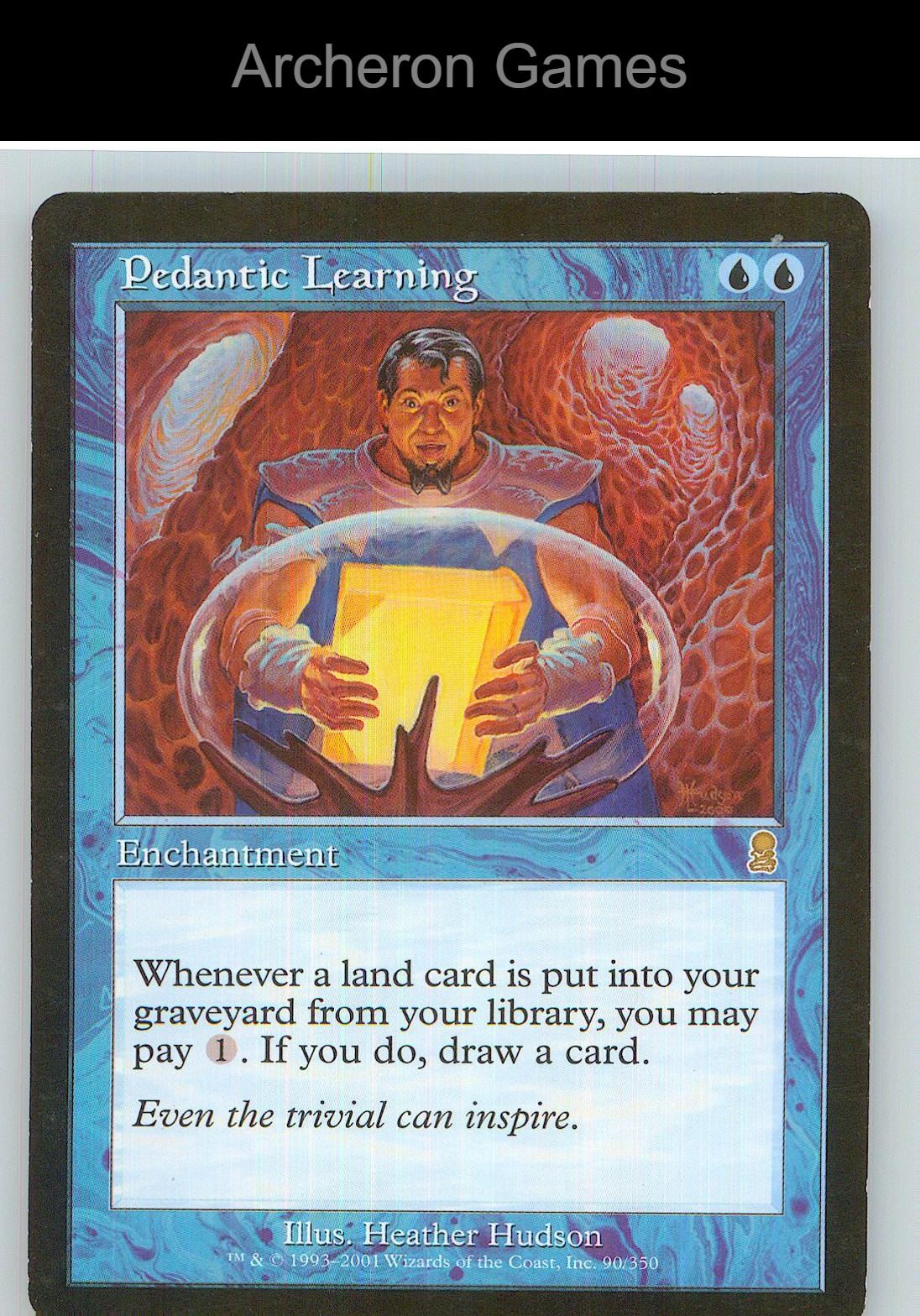 Pedantic Learning ODY 90 R MTG Card NM/EX+