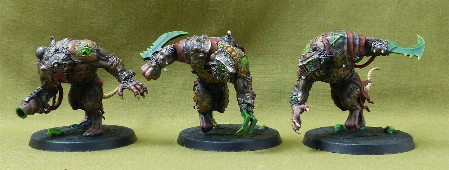 Rat Ogors painted - Skaven - Warhammer AoS #2GR