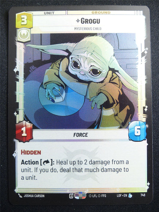 Grogu 748 Foil - Star Wars Unlimited Card #4GA