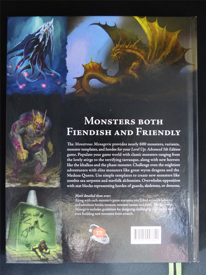 Level Up Advanced 5th Edition: Monstrous Menagerie - Roleplay Hardback #3GL