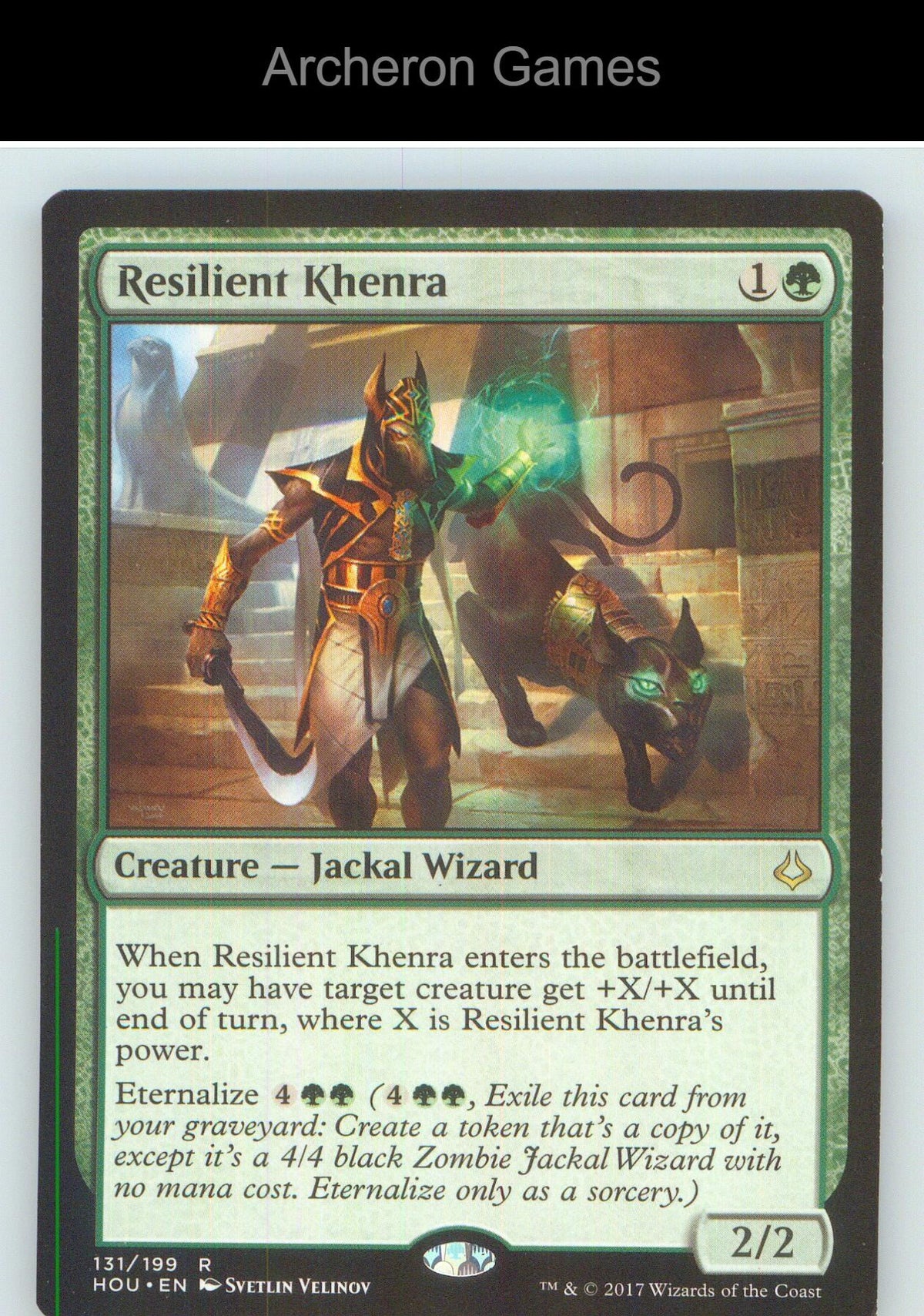 Resilient Khenra HOU 131 R MTG Card NM/EX+